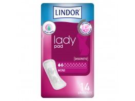 Imagen del producto Lindor Lady pad mini 2 gotas 14u