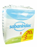 Imagen de Sabanindas extra protect 60x60cm 20 und
