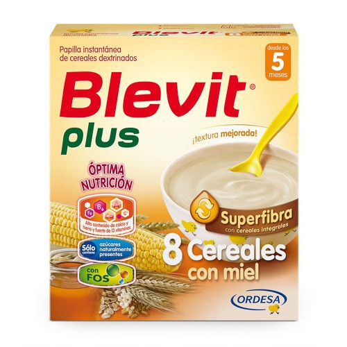 Imagen de Blevit plus superfibra 8 cereal miel 600